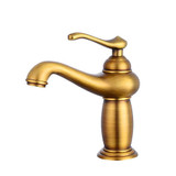 Tradizionale: Bathroom Faucet | Antique Bronze Finish Brass Basin Sink Solid Brass Faucets