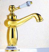 Tradizionale: Bathroom Faucet | Antique Bronze Finish Brass Basin Sink Solid Brass Faucets