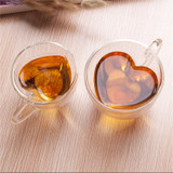 Double Wall Glass Cup Transparent Drinkware