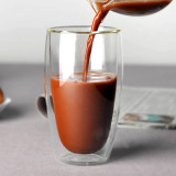 Double Wall Glass Cup Transparent Drinkware