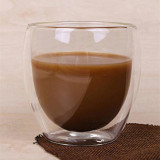 Double Wall Glass Cup Transparent Drinkware