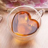 Double Wall Glass Cup Transparent Drinkware