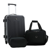 Chicago Plus Carry-On Set - 3 Pc (Available in 3 colors)