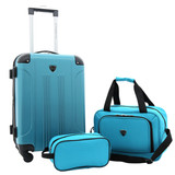 Chicago Plus Carry-On Set - 3 Pc (Available in 3 colors)