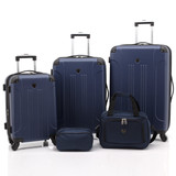 Chicago Plus Luggage Set - 5 pc (Available in 3 colors)