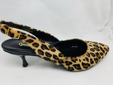 Shoes leopard print suede