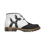Classic Black and White - Women's Wazza Canvas Boots (SIZE 11-12)