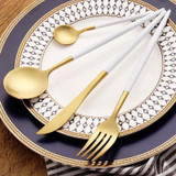 Leno Two Toned Flatware Set