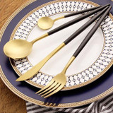 Leno Two Toned Flatware Set