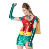 Robin Super Hero Sexy Halloween Cosplay Costume for Women