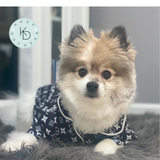 LV Inspired Silky Button Down Shirt