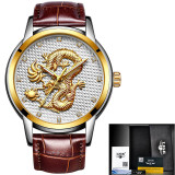 Men's watch, gold dragon sculpture. Elegant for all your moments ...si... BUY IT, NOW!