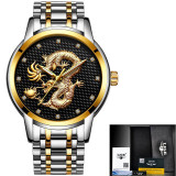 Men's watch, gold dragon sculpture. Elegant for all your moments ...si... BUY IT, NOW!