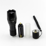 Waterproof 5 Mode LED Zoomable Focus Flashlight