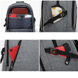 Smart 17 inches Laptop Oxford Backpack with USB charging port