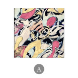 Picasso Abstract  Famous Color Wall Art  Printed On Canvas