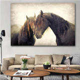 Style Horse Canvas Painting Animals