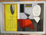 'Classic PICASSO Abstract King ' Painting Wall Art