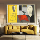 'Classic PICASSO Abstract King ' Painting Wall Art