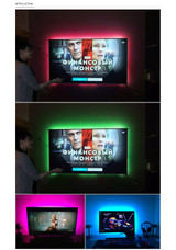 USB LED Strip lamp TV Desktop Screen Background