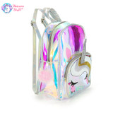 Clear unicorn backpack