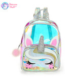 Clear unicorn backpack