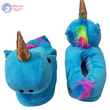 Plush Unicorn Slippers For Adults