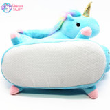 Plush Unicorn Slippers For Adults
