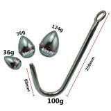 Aluminum Anal Hook Bondage Dilator