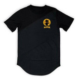 Dragon Warrior Cross Seam Workout Tshirt Black
