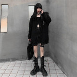 Gothic Girl Devil Horn Harajuku Hoodie Gothic Girl Devil Horn Harajuku Hoodie