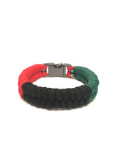 African American Flag Mens & Women Paracord Bracelet Jewelry
