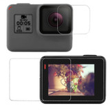 Tempered Glass Protector Cover Case For GoPro Go pro Hero 5 6 7 Hero5 Hero6 Hero7 Black Camera Lens LCD Screen Protective Film