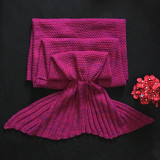 CAMMITEVER 19 Colors Mermaid Tail Blanket Crochet Mermaid Blanket For Adult Super Soft All Seasons Sleeping Knitted Blankets CAMMITEVER 19 Colors Mermaid Tail Blanket Crochet Mermaid Blanket For Adult Super Soft All Seasons Sleeping Knitted Blankets