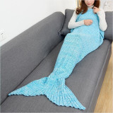 CAMMITEVER 19 Colors Mermaid Tail Blanket Crochet Mermaid Blanket For Adult Super Soft All Seasons Sleeping Knitted Blankets CAMMITEVER 19 Colors Mermaid Tail Blanket Crochet Mermaid Blanket For Adult Super Soft All Seasons Sleeping Knitted Blankets