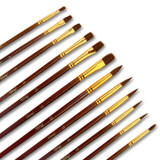 Artify 38 Pcs Paint Brushes Art Set for Acrylic Oil Watercolor Gouache