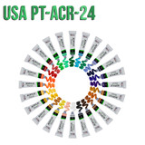 U.S Art Supply 60-Piece Deluxe Acrylic Painting Set with Aluminum Tabletop Easel