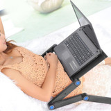 Adjustable Aluminum Laptop Bed Desk  With Mouse Pad | Laptop Table