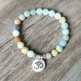 Amazonite Stone Strand Bracelet