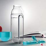 600ml Water Bottle Daily Pill Storage Organizer Box