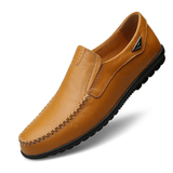 Men Genuine Leather Slip On Shoes