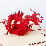 Dragon Papercraft (3D PopUp Greeting Card /Birthday Card /Invitation)