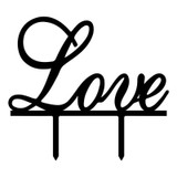 Wedding Cake Topper /Romantic Cake Decoration (Love /Cursive Writing)