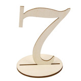 Table Numbers for Wedding Party Decorations (Romantic Rustic Theme /Vintage) [1 to 10]