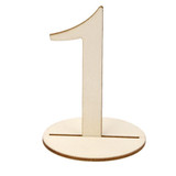 Table Numbers for Wedding Party Decorations (Romantic Rustic Theme /Vintage) [1 to 10]