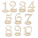 Table Numbers for Wedding Party Decorations (Romantic Rustic Theme /Vintage) [1 to 10]