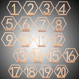 Table Number Stands / Signs | Rustic Country Vintage Wedding Decor (Wood /1-20)