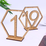 Table Number Stands / Signs | Rustic Country Vintage Wedding Decor (Wood /1-20)