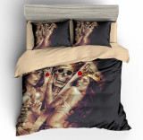3D Skull Bedding Set