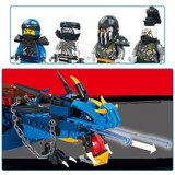 Flying Ninja Dragon Model Building Blocks